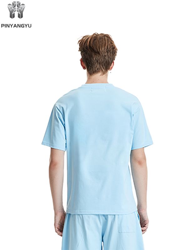 تي شيرت متعدد الألوان، فضفاض وجيد التهوية، يمكن تخصيص أنماط الرجال والنساء