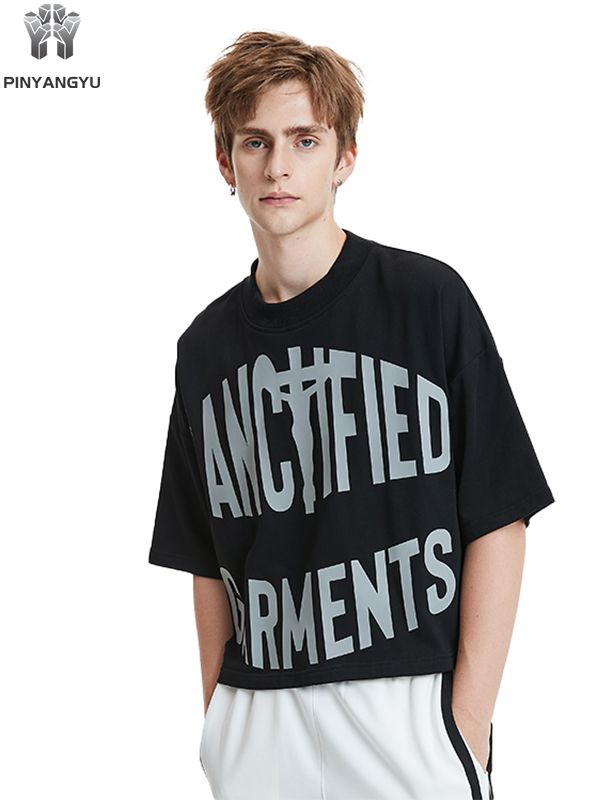 قميص قصير أسود - تي شيرت قطني ناعم مخصص وشخصي